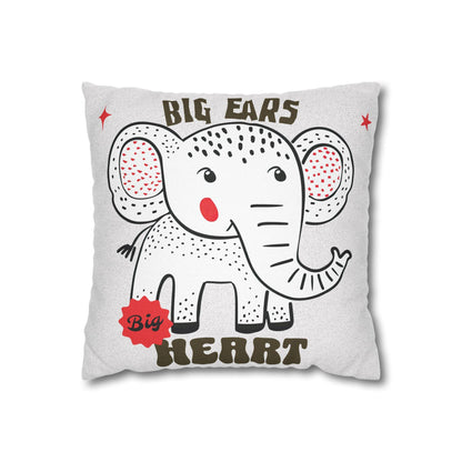Elephant & Dino Pillowcase | Square Throw Pillowcase In 4 Sizes