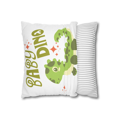 Elephant & Dino Pillowcase | Square Throw Pillowcase In 4 Sizes