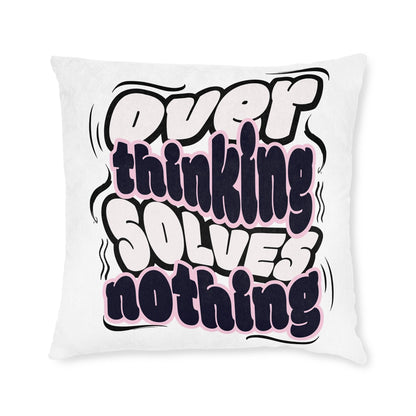 Mindset Is Everything brain illustration Square Pillow | Motivational Quote pillow