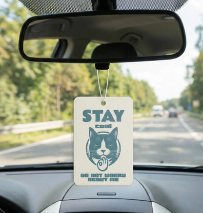 Retro Cat Car Air Freshener | Choose Your Scent