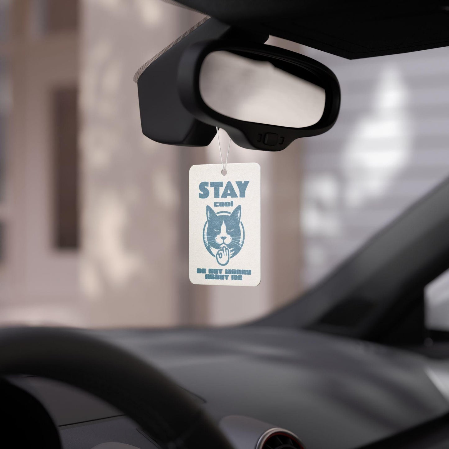 Retro Cat Car Air Freshener | Choose Your Scent
