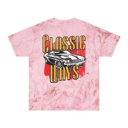Classic Muscle Car Graphic Tee | Faded Retro Design