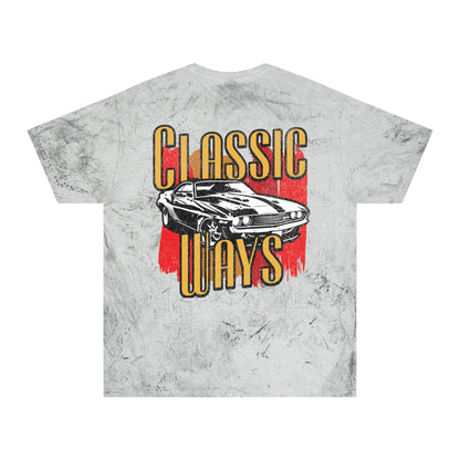 Classic Muscle Car Graphic Tee | Faded Retro Design