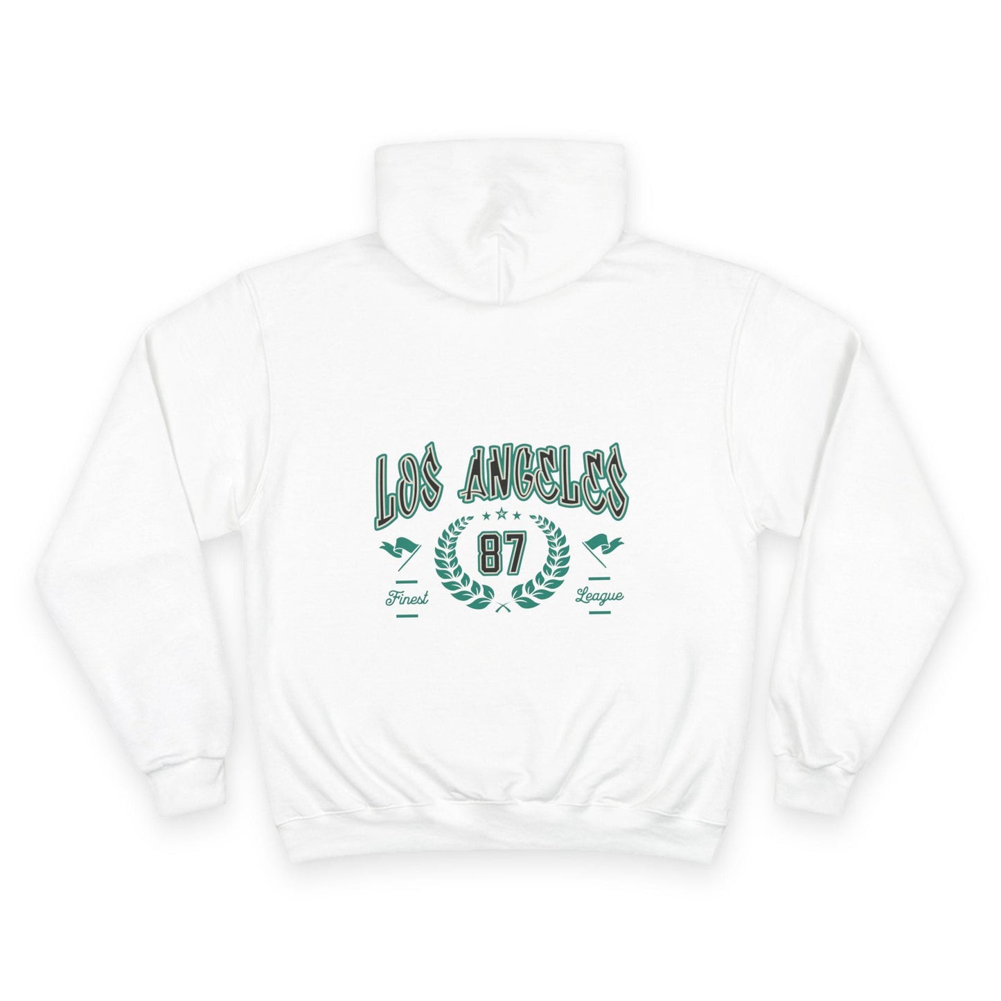 Los Angeles 87 Retro Logo Hoodie | Vintage Sports Crest | Champion Hoodie