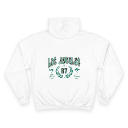 Los Angeles 87 Retro Logo Hoodie | Vintage Sports Crest | Champion Hoodie