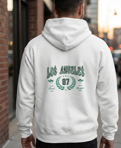 Los Angeles 87 Retro Logo Hoodie | Vintage Sports Crest | Champion Hoodie