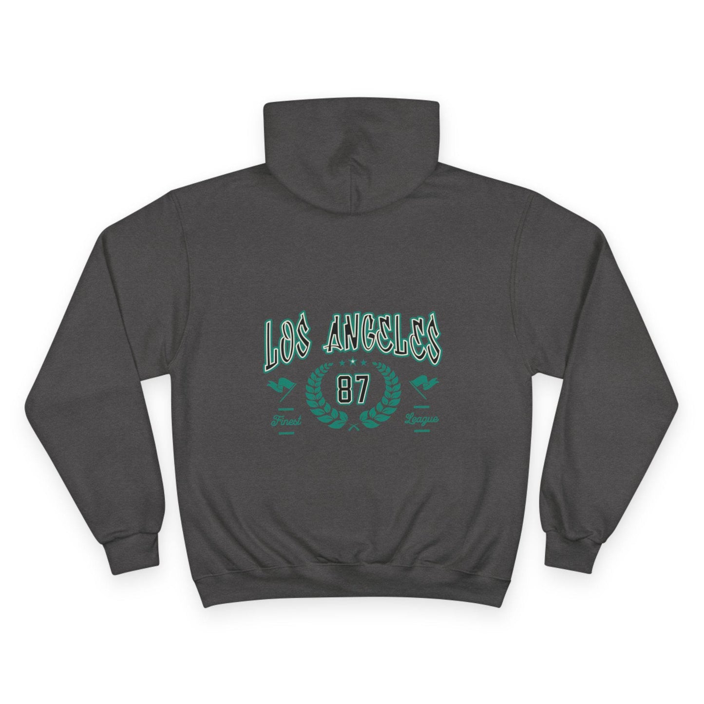 Los Angeles 87 Retro Logo Hoodie | Vintage Sports Crest | Champion Hoodie