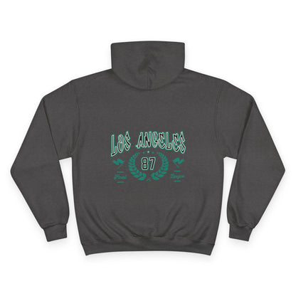 Los Angeles 87 Retro Logo Hoodie | Vintage Sports Crest | Champion Hoodie