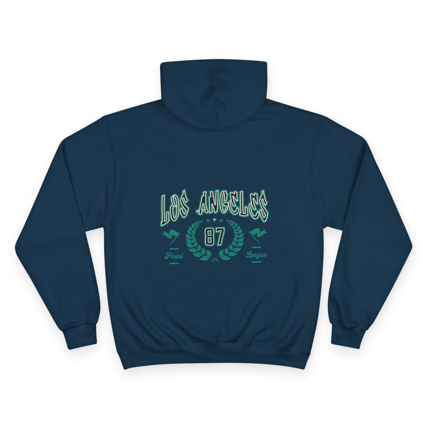 Los Angeles 87 Retro Logo Hoodie | Vintage Sports Crest | Champion Hoodie