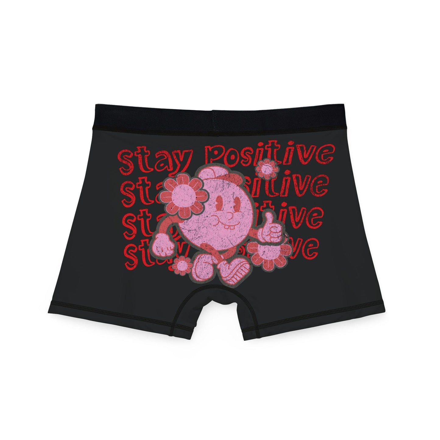 Kiss Me Lip Boxers | Stay Positive Retro Smile Boxer Shorts