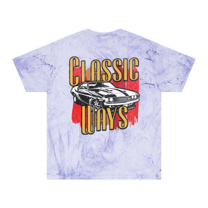 Classic Muscle Car Graphic Tee | Faded Retro Design