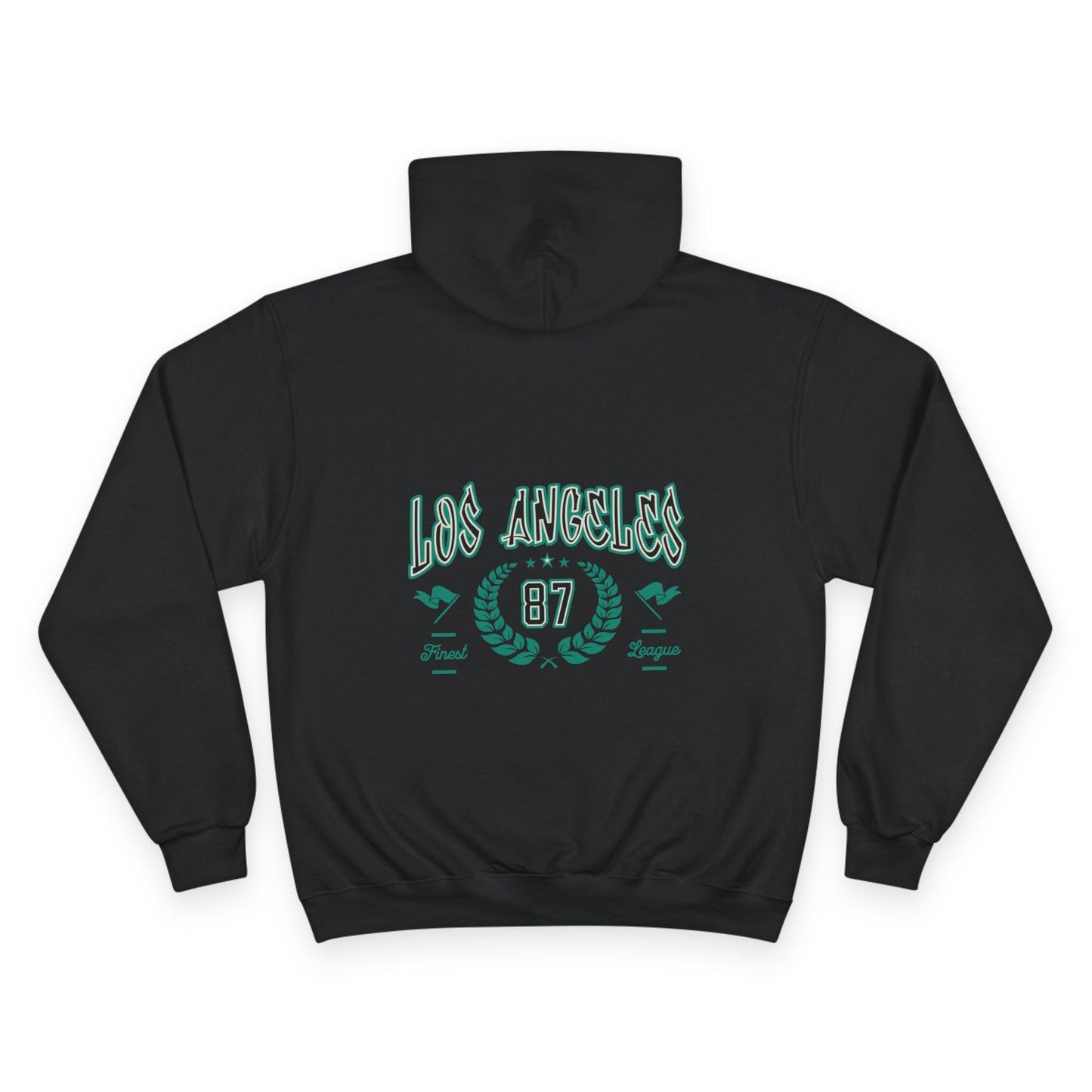 Los Angeles 87 Retro Logo Hoodie | Vintage Sports Crest | Champion Hoodie