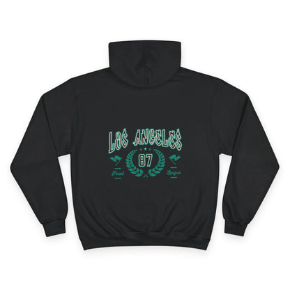 Los Angeles 87 Retro Logo Hoodie | Vintage Sports Crest | Champion Hoodie