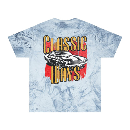 Classic Muscle Car Graphic Tee | Faded Retro Design