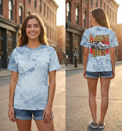 Classic Muscle Car Graphic Tee | Faded Retro Design