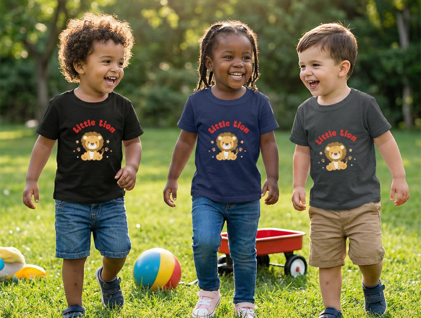 Little Lion Baby Tee | Cartoon Lion, Soft Cotton Shirt