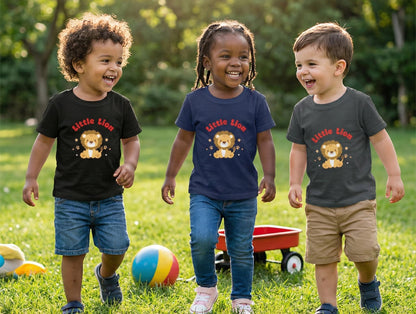 Little Lion Baby Tee | Cartoon Lion, Soft Cotton Shirt