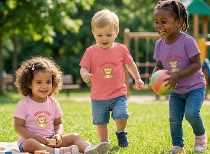 Little Lion Baby Tee | Cartoon Lion, Soft Cotton Shirt