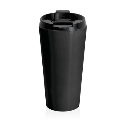 Retro 'No Bad Vibes' Stainless Steel Travel Mug