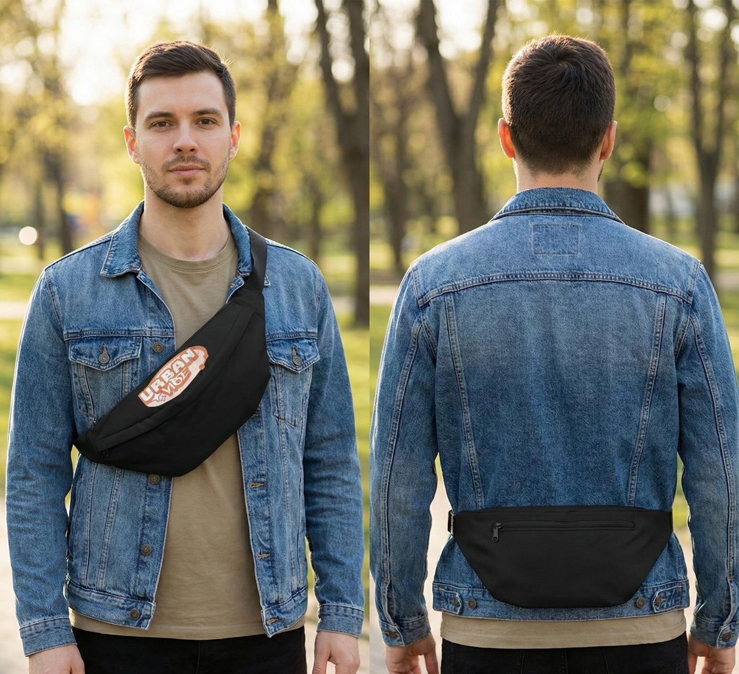 Urban Vibe Fanny Pack | Polyester Waist Bag, Travel Light