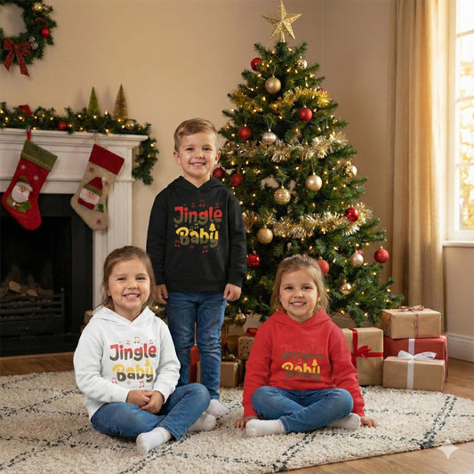 Jingle Baby Toddler Fleece Hoodie | Holiday Pullover