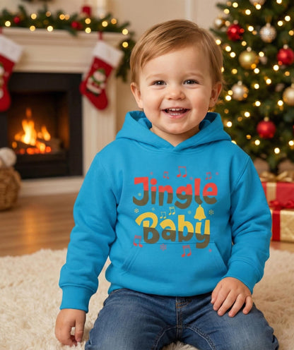Jingle Baby Toddler Fleece Hoodie | Holiday Pullover
