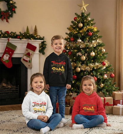 Jingle Baby Toddler Fleece Hoodie | Holiday Pullover