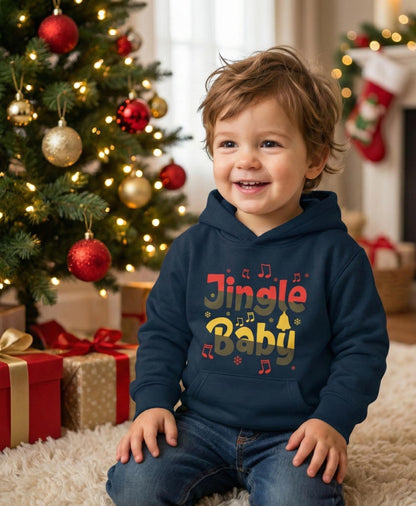 Jingle Baby Toddler Fleece Hoodie | Holiday Pullover