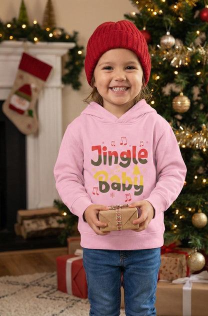 Jingle Baby Toddler Fleece Hoodie | Holiday Pullover