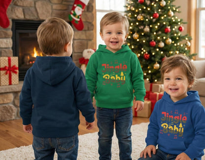 Jingle Baby Toddler Fleece Hoodie | Holiday Pullover
