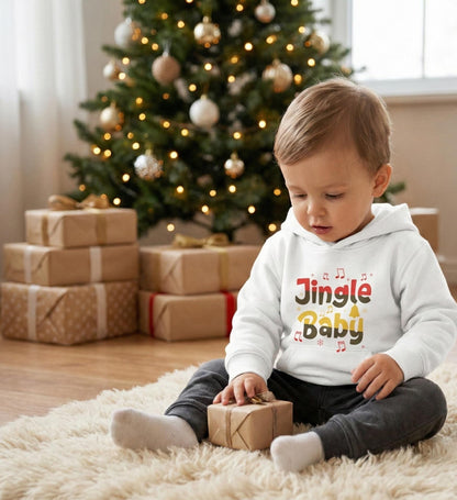 Jingle Baby Toddler Fleece Hoodie | Holiday Pullover