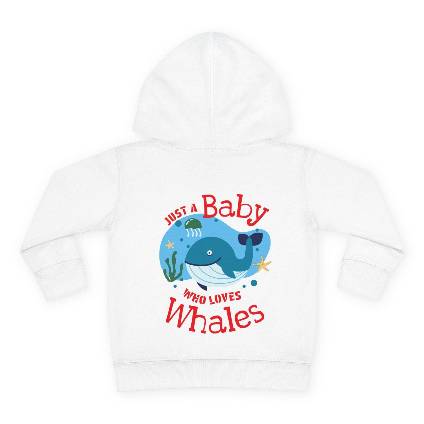 Whale Lover Toddler Hoodie | Unisex Fleece Pullover