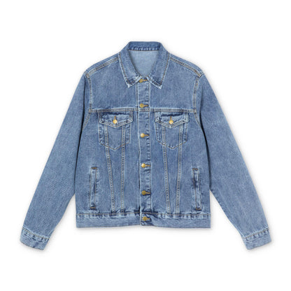 Faith Over Fear Denim Jacket | Back Graphic Statement Piece