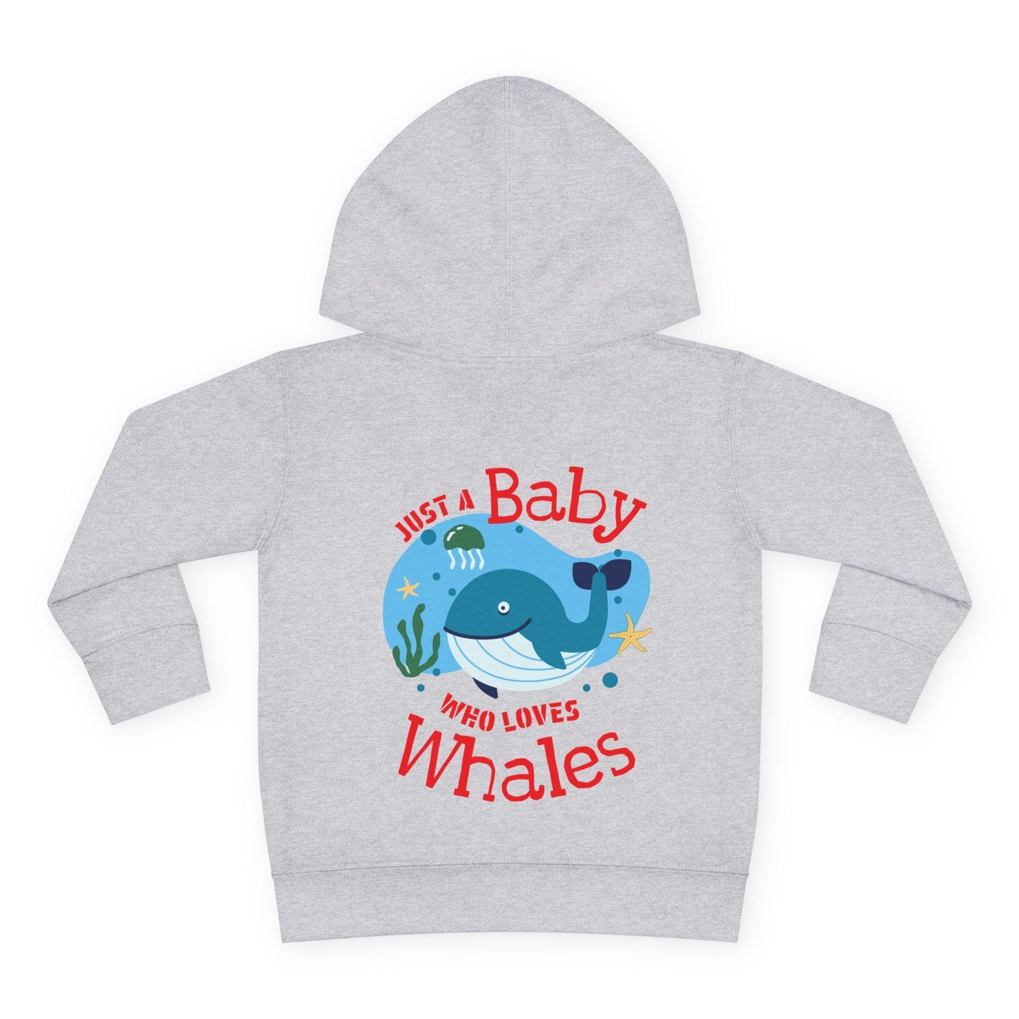 Whale Lover Toddler Hoodie | Unisex Fleece Pullover