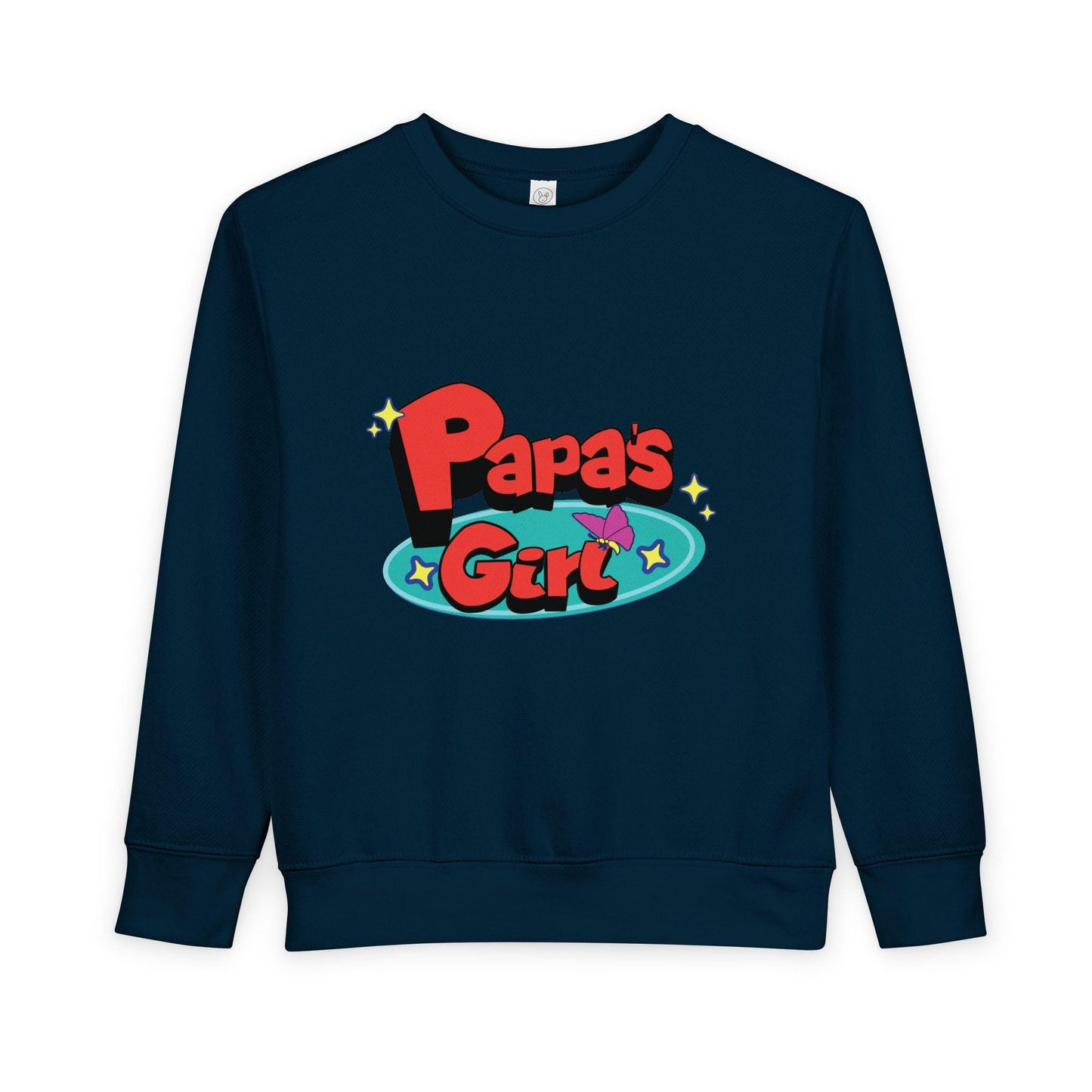 Papa's Girl Toddler Sweatshirt | Retro Cartoon Pullover