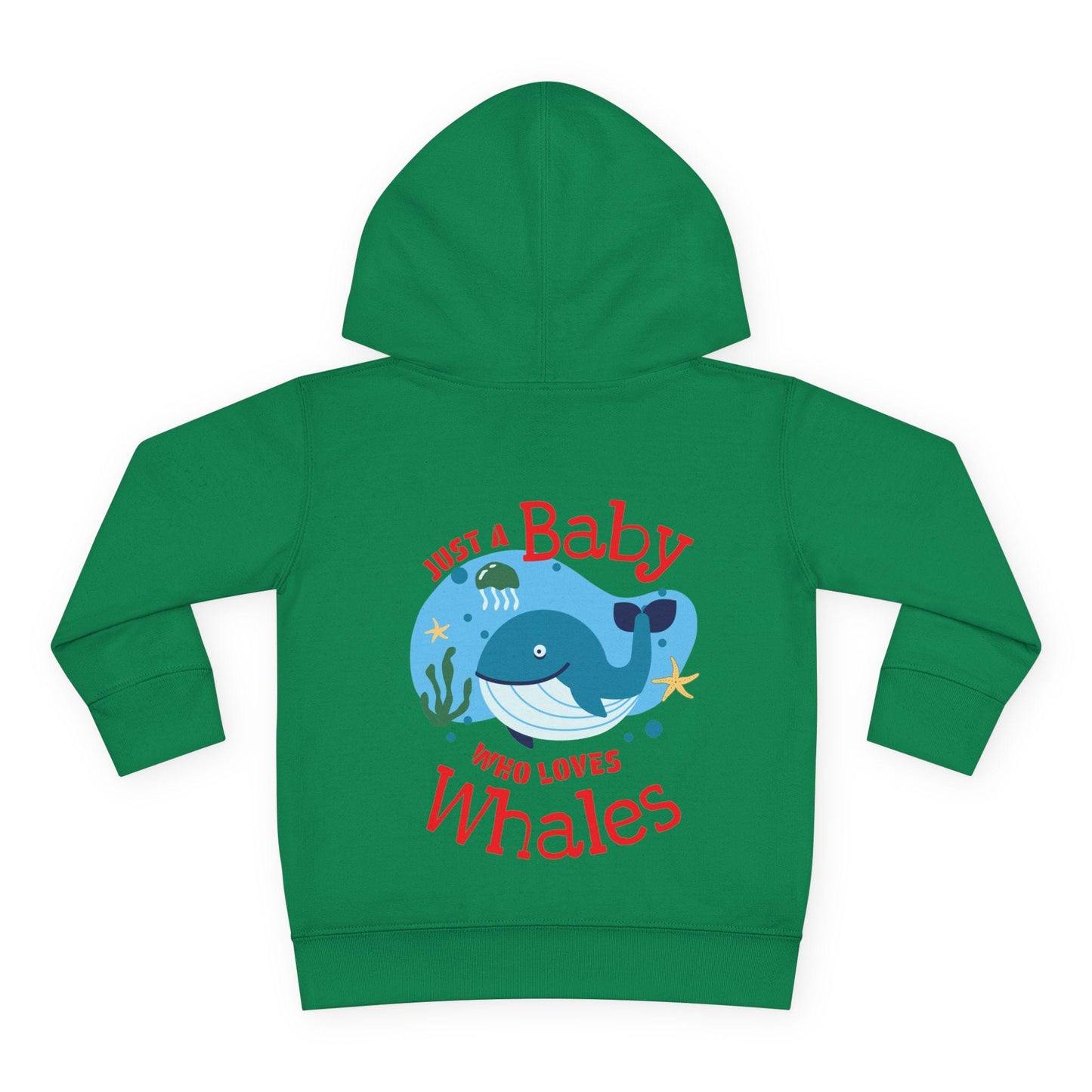 Whale Lover Toddler Hoodie | Unisex Fleece Pullover