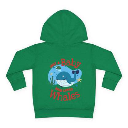 Whale Lover Toddler Hoodie | Unisex Fleece Pullover