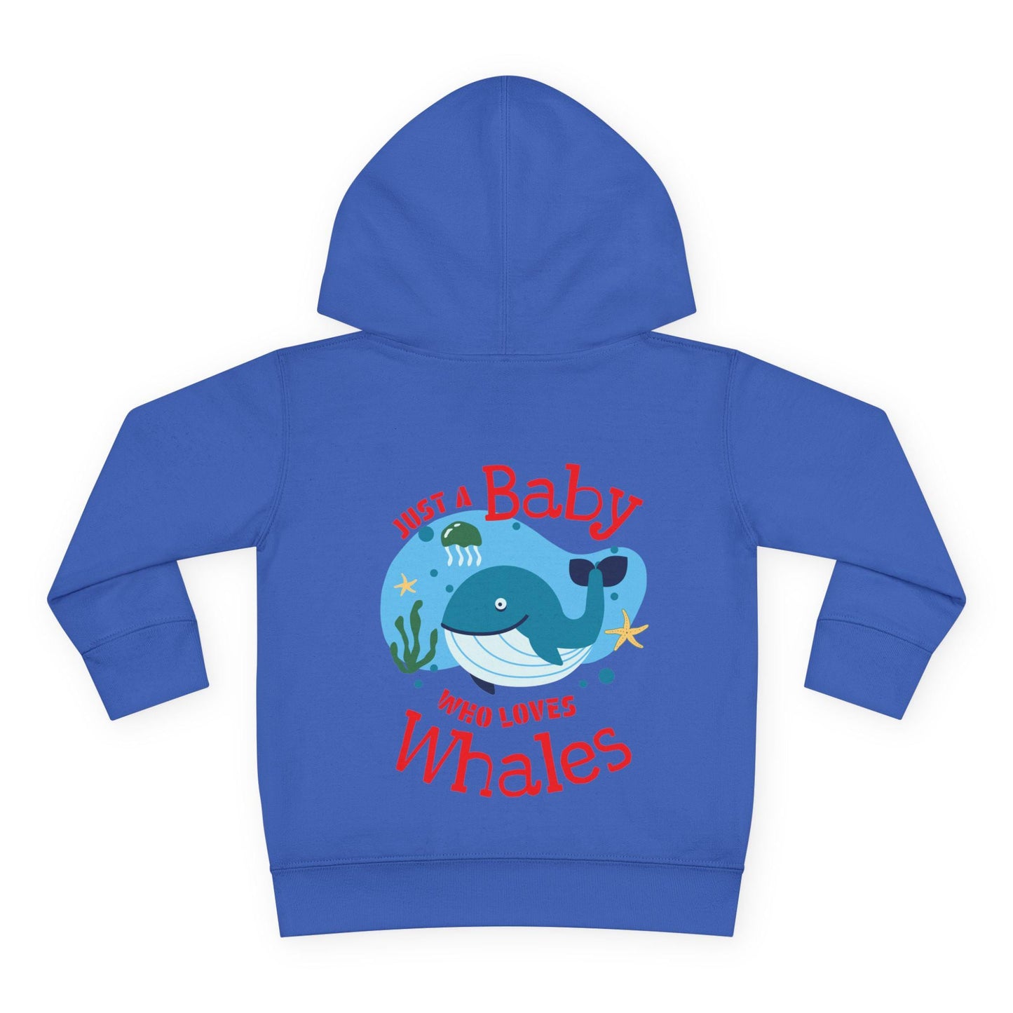 Whale Lover Toddler Hoodie | Unisex Fleece Pullover