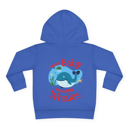 Whale Lover Toddler Hoodie | Unisex Fleece Pullover