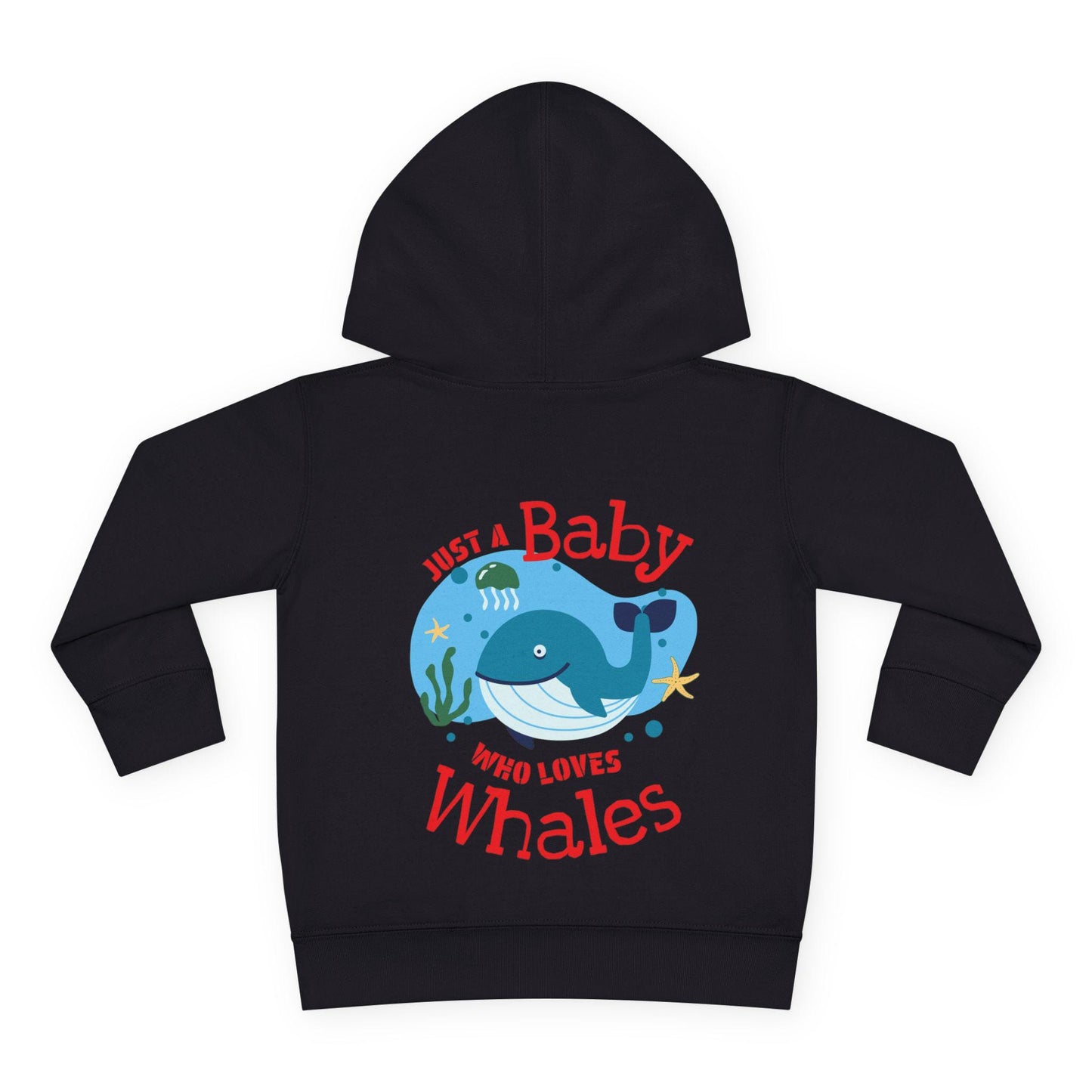 Whale Lover Toddler Hoodie | Unisex Fleece Pullover