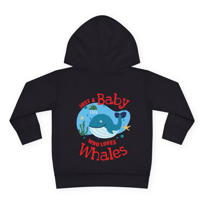 Whale Lover Toddler Hoodie | Unisex Fleece Pullover
