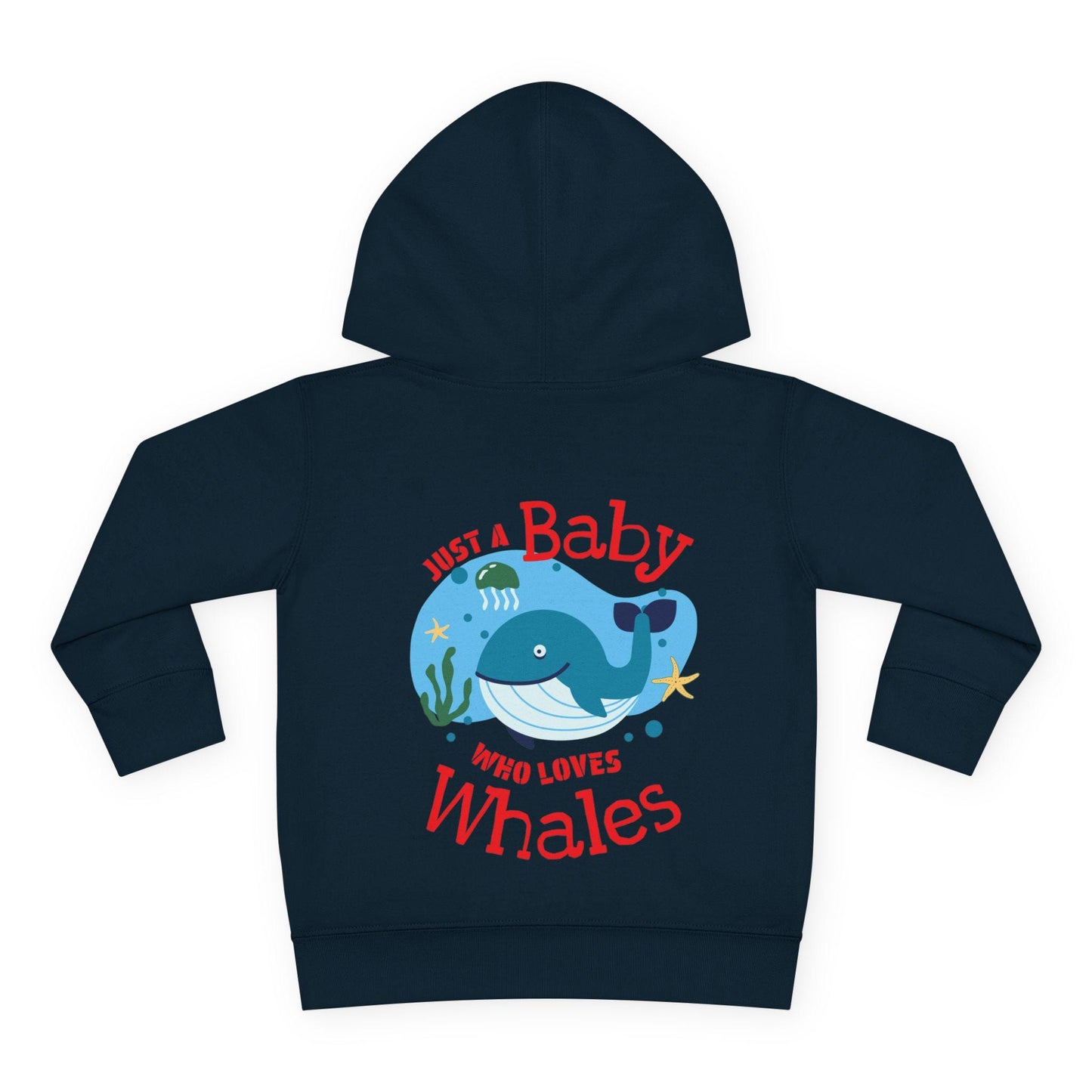 Whale Lover Toddler Hoodie | Unisex Fleece Pullover