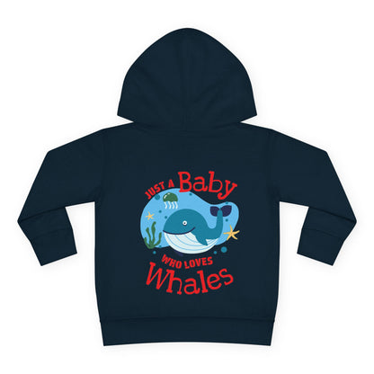 Whale Lover Toddler Hoodie | Unisex Fleece Pullover