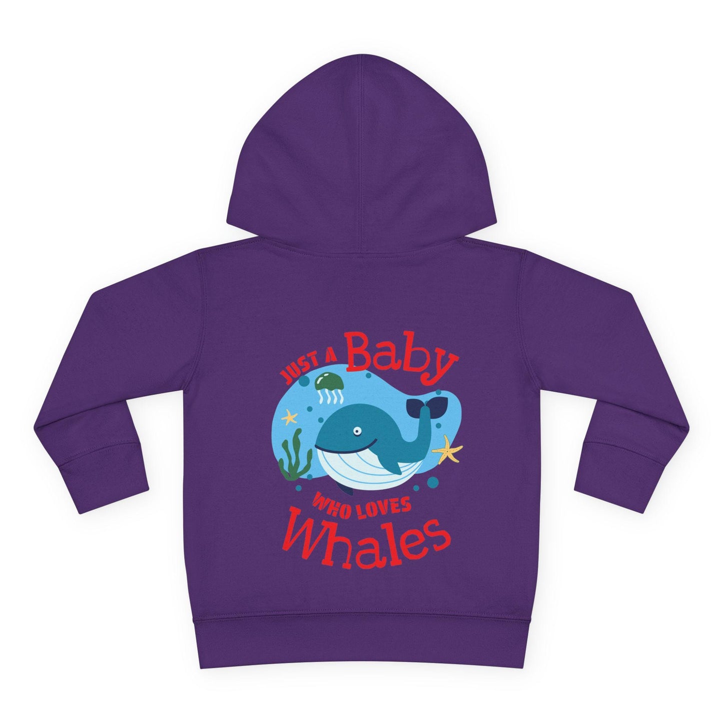 Whale Lover Toddler Hoodie | Unisex Fleece Pullover