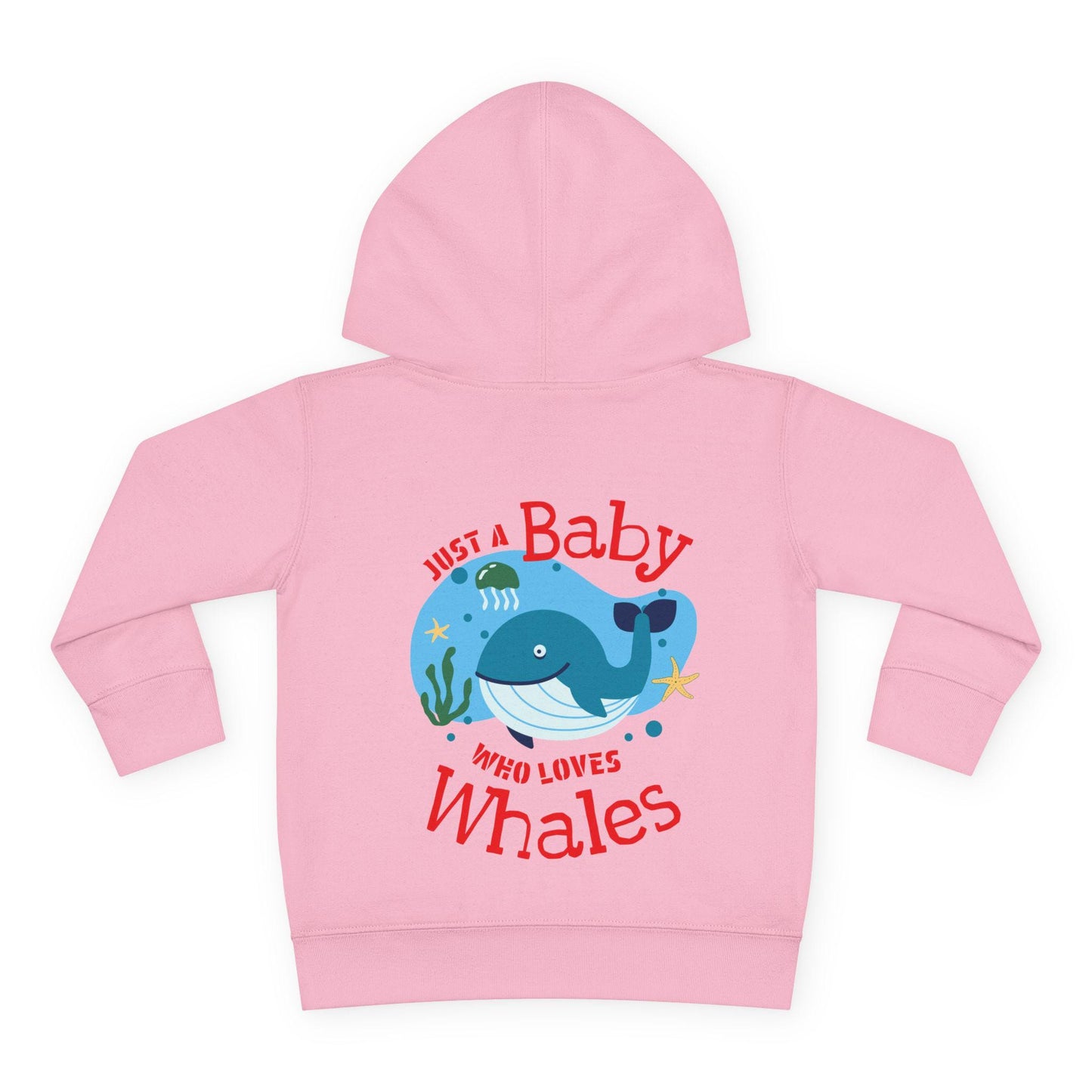 Whale Lover Toddler Hoodie | Unisex Fleece Pullover