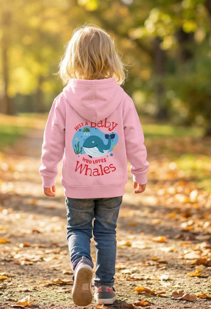 Whale Lover Toddler Hoodie | Unisex Fleece Pullover
