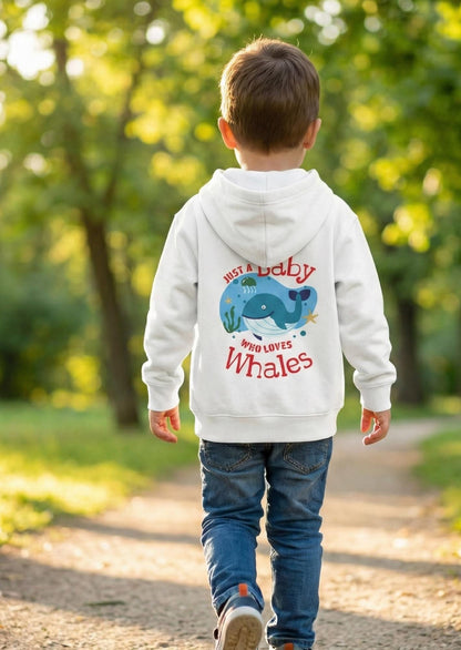 Whale Lover Toddler Hoodie | Unisex Fleece Pullover