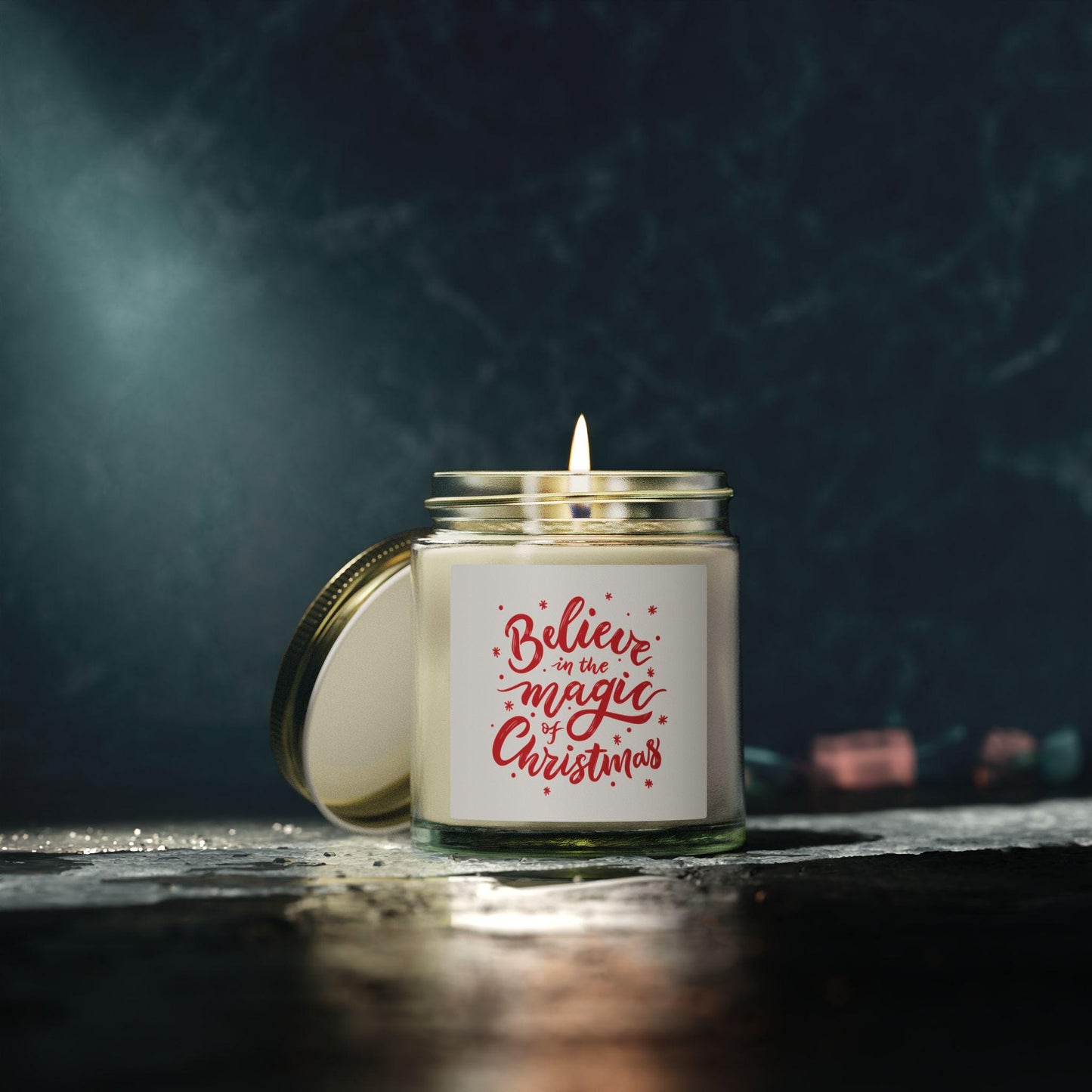 Believe in the Magic of Christmas Candle | Coconut Apricot Wax