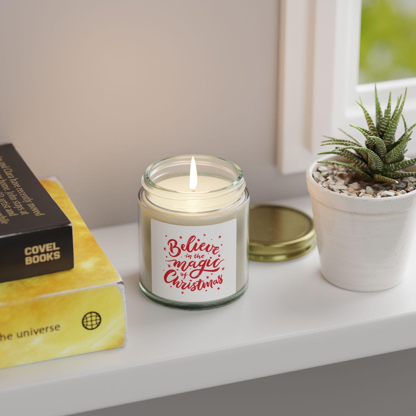 Believe in the Magic of Christmas Candle | Coconut Apricot Wax