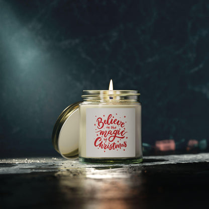 Believe in the Magic of Christmas Candle | Coconut Apricot Wax
